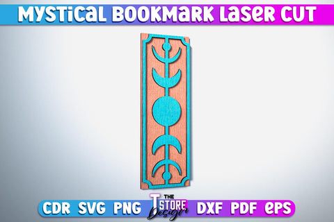 Mystical Bookmark Laser Cut | Mystical Symbol Laser Cut Design | CNC Files SVG The T Store Design 