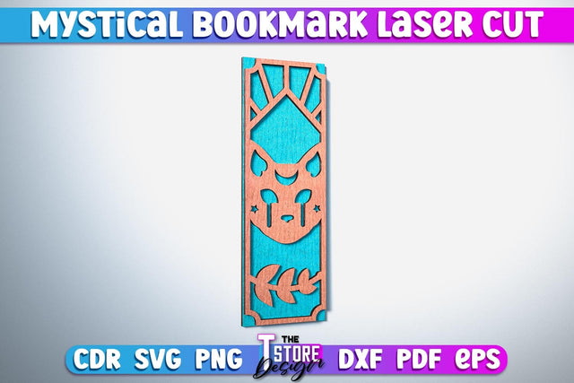 Mystical Bookmark Laser Cut | Mystical Symbol Laser Cut Design | CNC Files SVG The T Store Design 