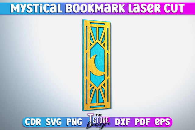 Mystical Bookmark Laser Cut | Mystical Symbol Laser Cut Design | CNC Files SVG The T Store Design 