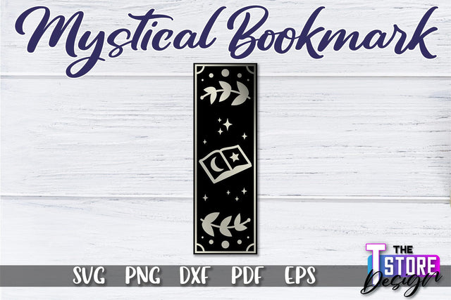 Mystical Bookmark SVG | Mystical Symbols SVG | Book Lover SVG The T Store Design 