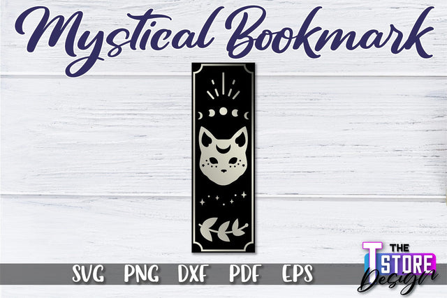 Mystical Bookmark SVG | Mystical Symbols SVG | Book Lover SVG The T Store Design 