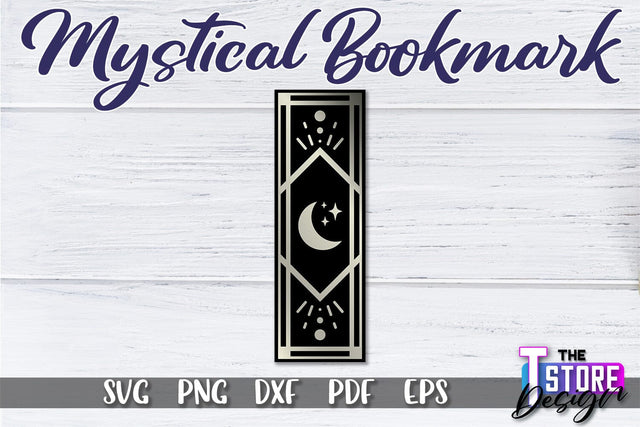 Mystical Bookmark SVG | Mystical Symbols SVG | Book Lover SVG The T Store Design 