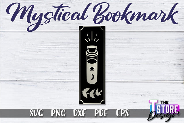 Mystical Bookmark SVG | Mystical Symbols SVG | Book Lover SVG The T Store Design 