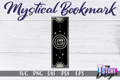 Mystical Bookmark SVG | Mystical Symbols SVG | Book Lover SVG The T Store Design 