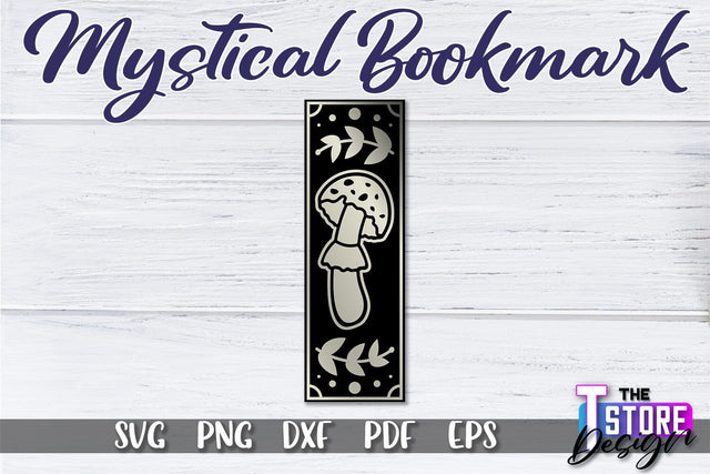 Mystical Bookmark SVG | Mystical Symbols SVG | Book Lover SVG The T Store Design 