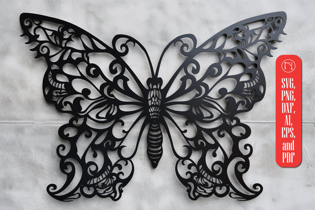 Mystical Butterfly laser cut Decor SVG SVG MD JOYNAL ABDIN 