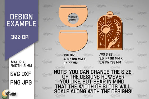 Mystical Candle Holder Laser Cut. Magic Design SVG SVG Evgenyia Guschina 