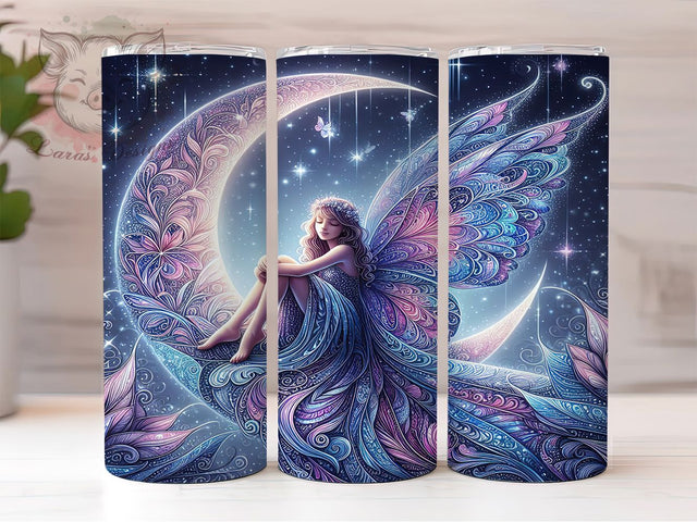 Mystical Celestial Fairy Tumbler, Celestial Fairy Wrap, 20oz Fairy Design, Fantasy Fairy Tumbler, Celestial Tumbler Wrap, Fairy Magic Sublimation, Enchanted Fairy Tumbler Sublimation Lara' s Designs 