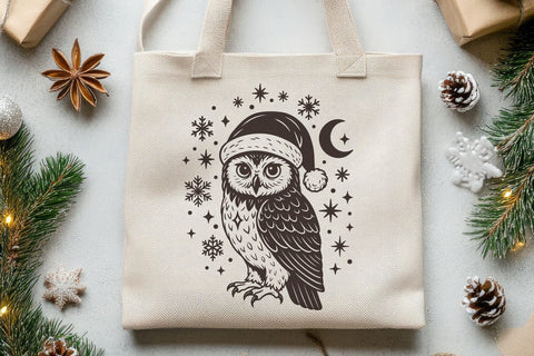 Mystical Christmas Reindeer SVG Files | Celestial Deer, Angel, Owl & Elf for Cricut SVG Tafti Art 