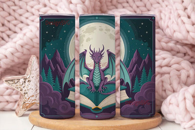 Mystical Dragon 20oz Tumbler Wrap Sublimation DesignSVG 