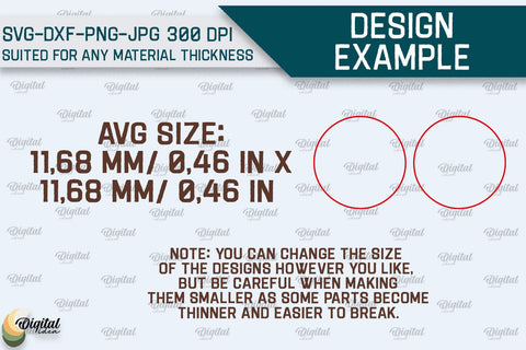 Mystical Earrings Laser Cut. Jewelry Magical Design SVG SVG Evgenyia Guschina 