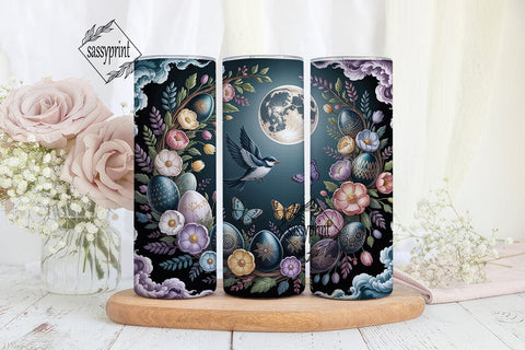Mystical Easter Eggs Tumbler Wrap PNG Sublimation sassyprint 