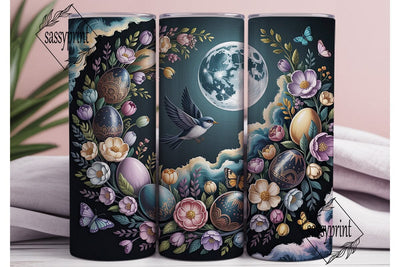 Mystical Easter Eggs Tumbler Wrap PNG Sublimation sassyprint 