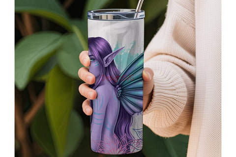 Mystical Elf 20oz Tumbler Wrap Sublimation DesignSVG 