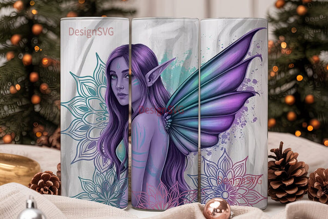 Mystical Elf 20oz Tumbler Wrap Sublimation DesignSVG 