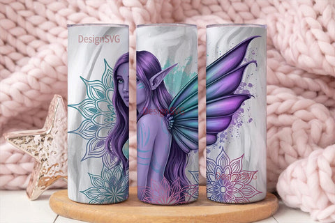 Mystical Elf 20oz Tumbler Wrap Sublimation DesignSVG 