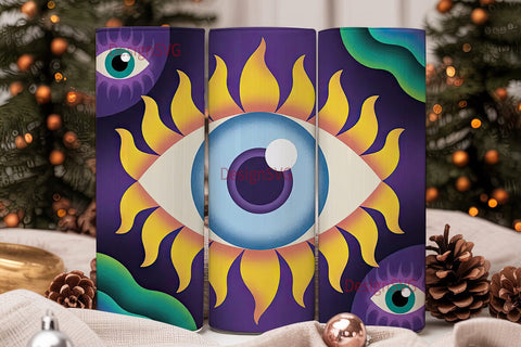 Mystical Eye 20oz Tumbler Wrap Sublimation DesignSVG 