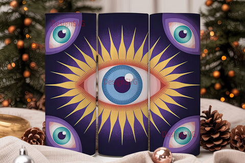 Mystical Eye 20oz Tumbler Wrap Sublimation DesignSVG 
