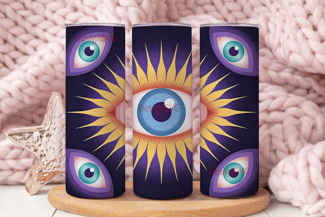 Mystical Eye 20oz Tumbler Wrap Sublimation DesignSVG 