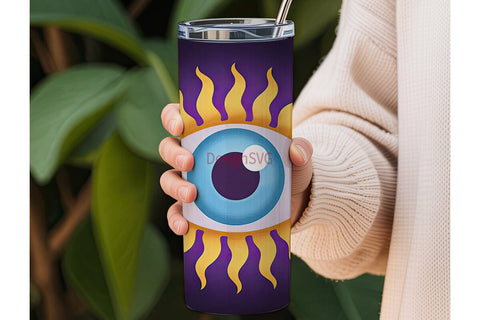 Mystical Eye 20oz Tumbler Wrap Sublimation DesignSVG 