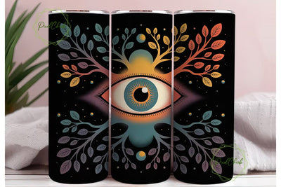 Mystical Eye Tumbler Wrap PNG Sublimation PixelChick 