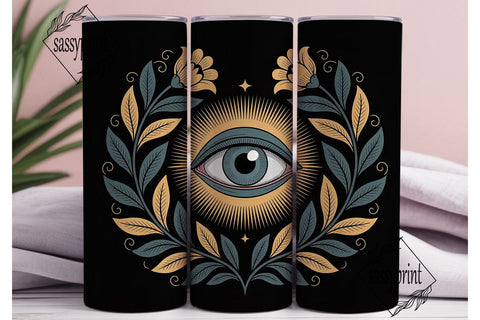 Mystical Eye Tumbler Wrap Sublimation sassyprint 
