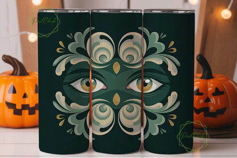 Mystical Eyes 20oz Tumbler Wrap Sublimation PixelChick 