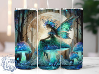 Mystical Fairy 20oz Tumbler, Enchanted Sublimation PNG, Fantasy Fairy Design, 20oz Magical Wrap, Elegant Fairy PNG, Whimsical Fairy Tumbler, Artistic Fantasy Sublimation Sublimation ToriDesigns 