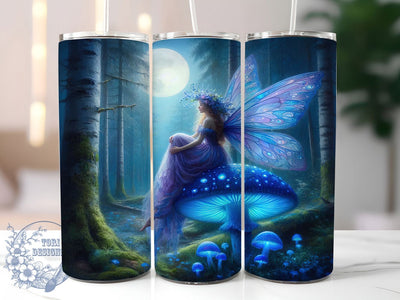 Mystical Fairy 20oz Tumbler, Enchanted Sublimation PNG, Fantasy Fairy Design, 20oz Magical Wrap, Elegant Fairy PNG, Whimsical Fairy Tumbler, Artistic Fantasy Sublimation Sublimation ToriDesigns 