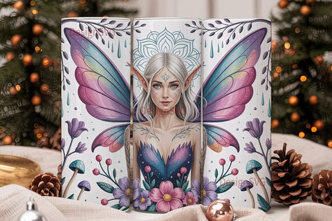 Mystical Fairy 20oz Tumbler Wrap Sublimation DesignSVG 