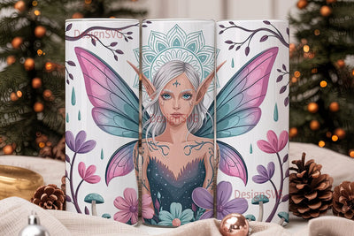 Mystical Fairy 20oz Tumbler Wrap Sublimation DesignSVG 