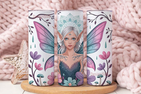 Mystical Fairy 20oz Tumbler Wrap Sublimation DesignSVG 