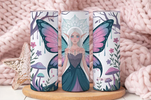 Mystical Fairy 20oz Tumbler Wrap Sublimation DesignSVG 