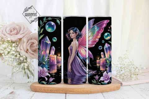 Mystical Fairy 20oz Tumbler Wrap Sublimation sassyprint 