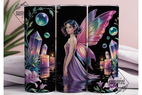 Mystical Fairy 20oz Tumbler Wrap Sublimation sassyprint 