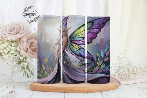 Mystical Fairy 20oz Tumbler Wrap Sublimation sassyprint 