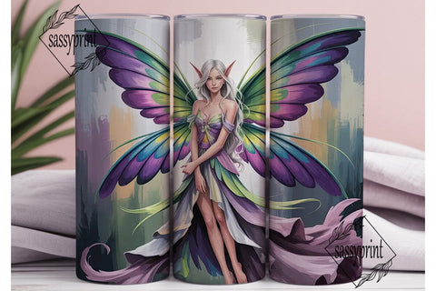 Mystical Fairy 20oz Tumbler Wrap Sublimation sassyprint 