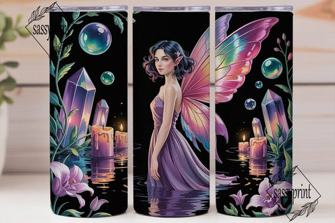 Mystical Fairy 20oz Tumbler Wrap Sublimation sassyprint 