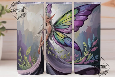 Mystical Fairy 20oz Tumbler Wrap Sublimation sassyprint 