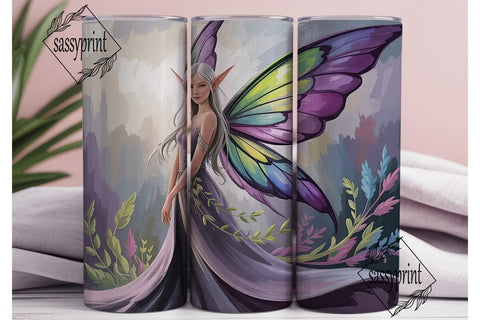 Mystical Fairy 20oz Tumbler Wrap Sublimation sassyprint 