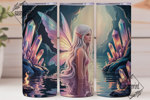 Mystical Fairy Tumbler Wrap PNG Sublimation sassyprint 