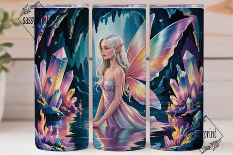 Mystical Fairy Tumbler Wrap PNG Sublimation sassyprint 