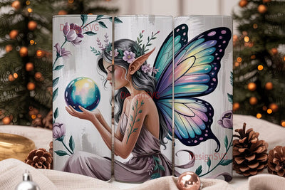 Mystical Fairy Tumbler Wrap Sublimation DesignSVG 