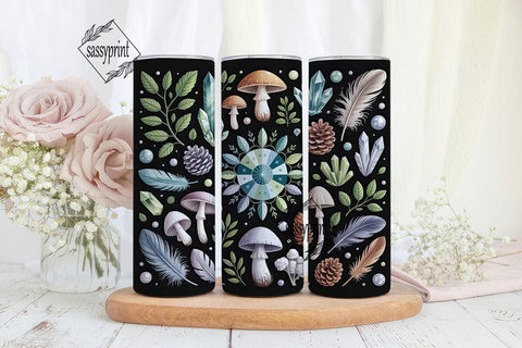 Mystical Forest 20oz Tumbler Wrap Sublimation sassyprint 