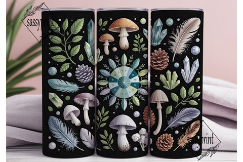 Mystical Forest 20oz Tumbler Wrap Sublimation sassyprint 