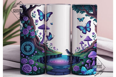 Mystical Glowing Forest 20oz Tumbler Sublimation sassyprint 