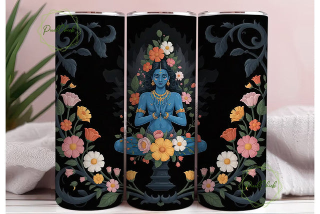 Mystical Goddess 20oz Tumbler Wrap Sublimation PixelChick 
