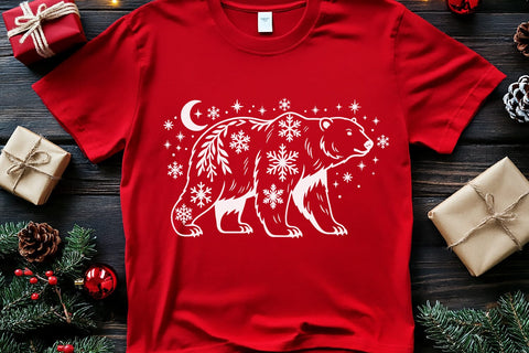 Mystical Gothic Christmas SVG Files | Eye Snowflake, Bear, Lantern, Cardinal SVG Tafti Art 