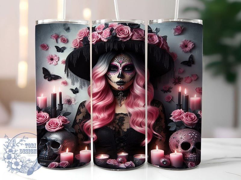 Mystical Gothic Witch Halloween Tumbler, Spooky Night Wrap, Gothic Witch Sublimation, Haunted Forest Cup, Magic Spell Tumbler Design, Halloween Witch Drinkware, Mystical Night Tumbler Sublimation ToriDesigns 