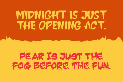 Mystical Horror Collection Font ahweproject 